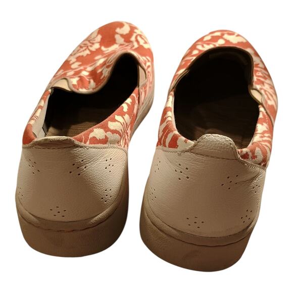 Dansko Shoes Womens 39 Belle Sneakers Arch Support Red White Floral Canvas VGUC - Picture 8 of 9